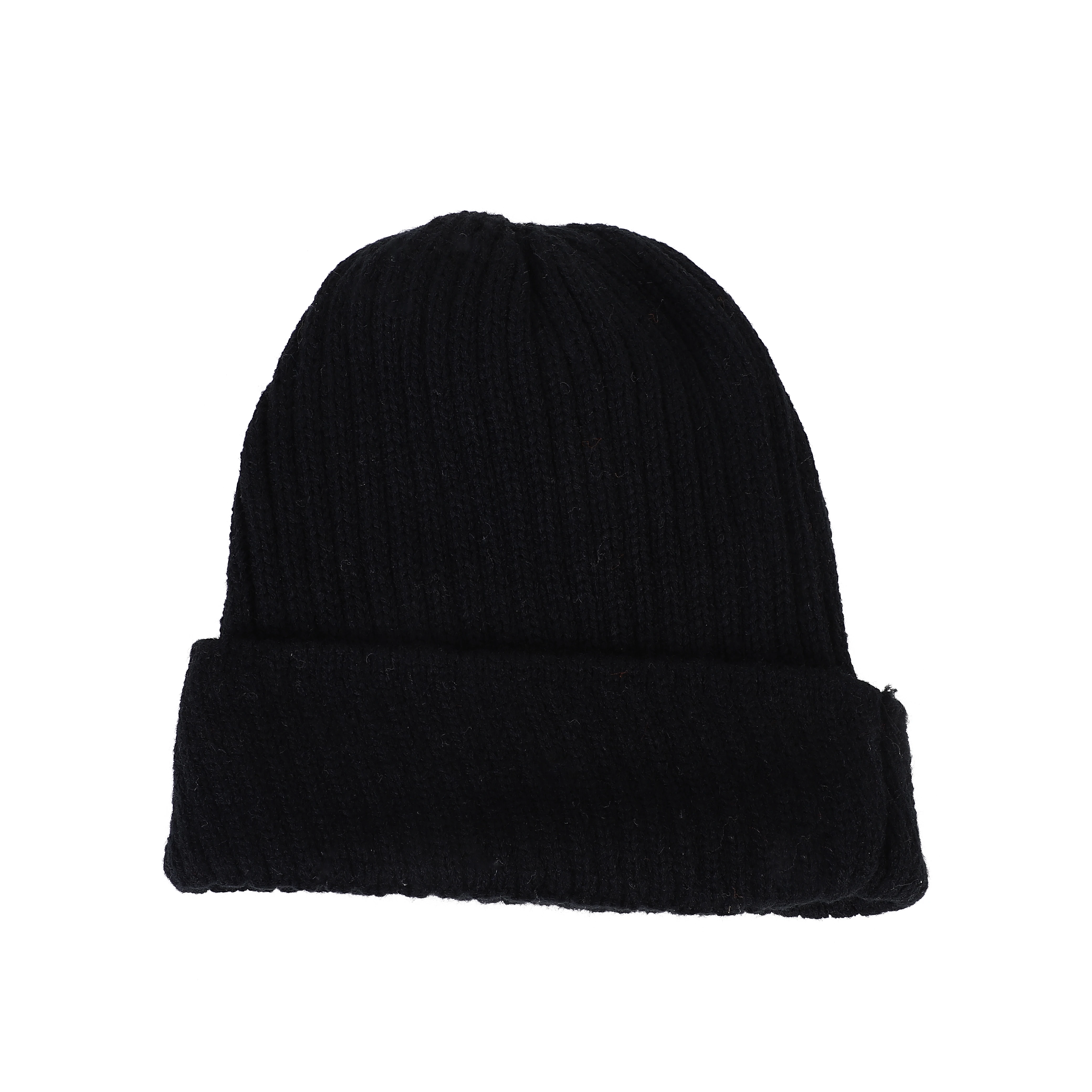 2021 High Quality Winter Plain Dyed Custom Beanie Hat  Warm Knitted Beanie Custom Logo