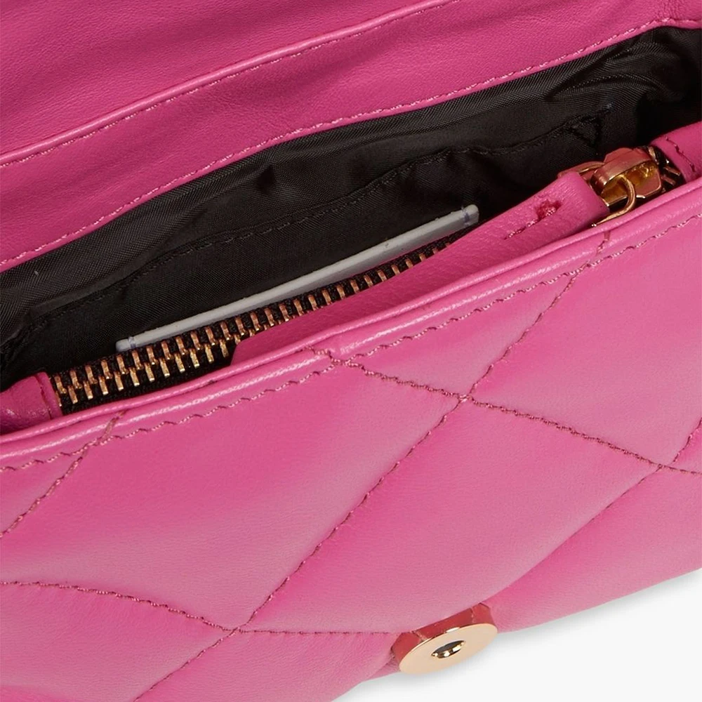 2024 Trendy Should bags Wholesale Fashion Hot Pink Women Lager Unique Metal Chain Diamond Clutch bag handbags