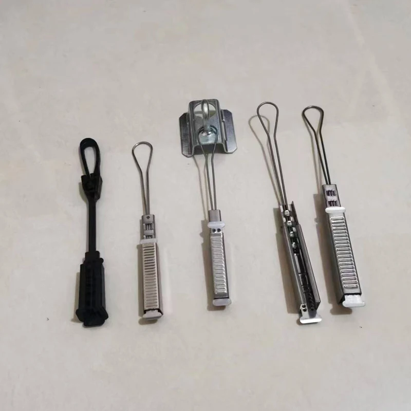 High Quality FTTH Outdoor Aerial Stainless Steel fiber optic drop wire cable clamp