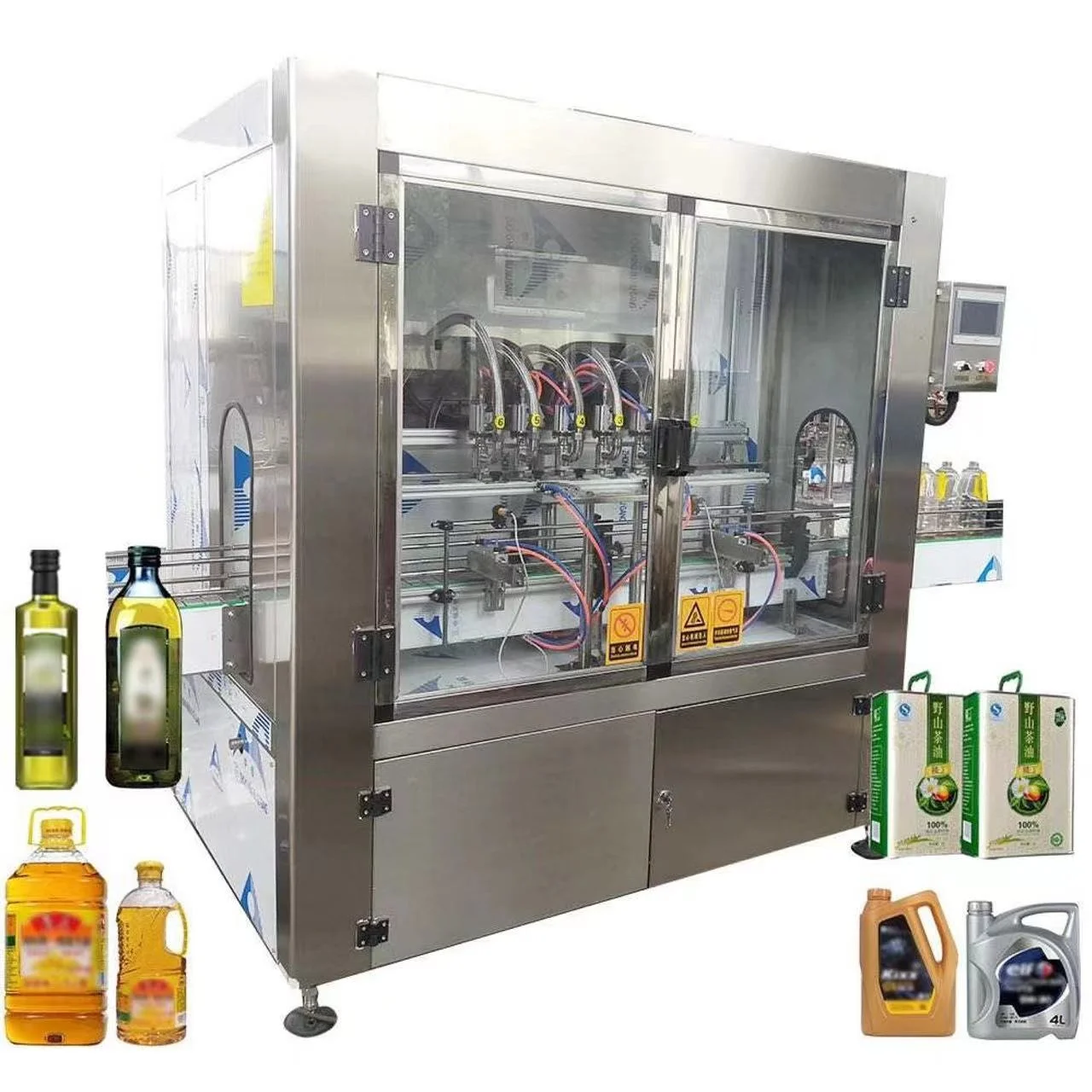 1L-5L detergent bottle filling, capping and labeling machine production line  Shampoo Liquid Detergent Filling Machine