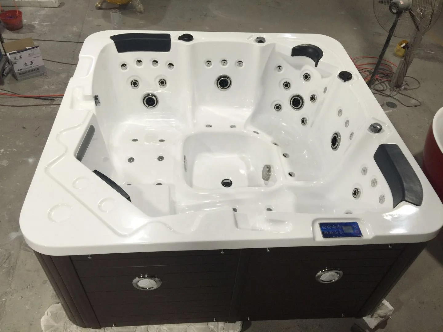 Europe US Balboa Control Jets Whirlpool 5-6 Person Outdoor Spa Hot Tub Massage Hydro Spa Pool