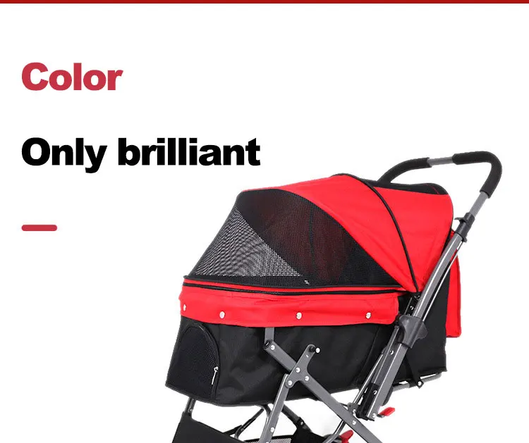 factory wholesale luxury dog stroller for medium and large dogs pet strollers