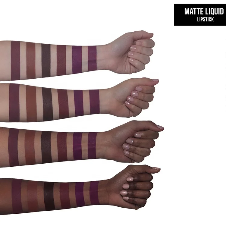 
nude matte lip gloss velvet matte liqud lipstick custom logo waterproof and long lasting 
