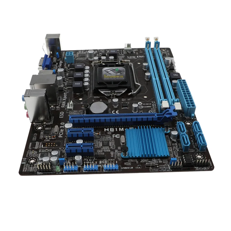  Customizable Packaging H61M-E Mainboard 2 DDR3 DIMM LGA 1155 32GB Desktop New Motherboard