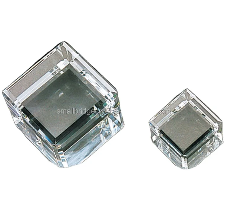 Wholesale K9 blank crystal glass cube for 3D engraving