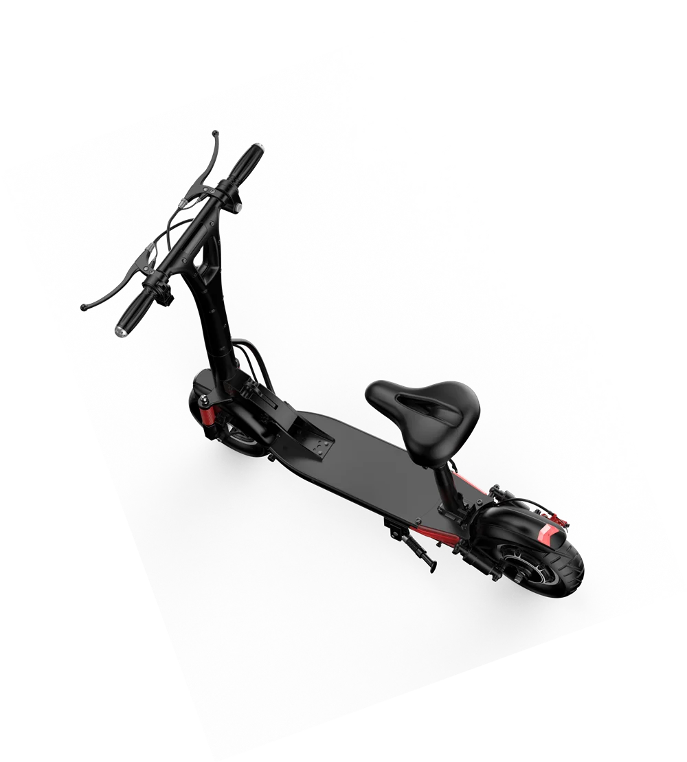 Electric scooter 48V 500W lithium battery 48v12ah 10 inch Range 40km-50km speed 40km/h foldable adult