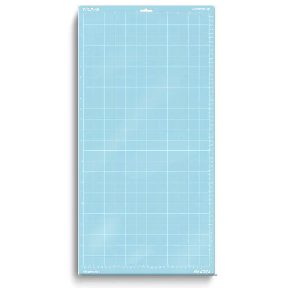 
Nicapa 12x24 inch 3 Mats Light Adhesive Sticky LightGrip Blue Cutting Mat for Silhouette Cameo 3/2/1 