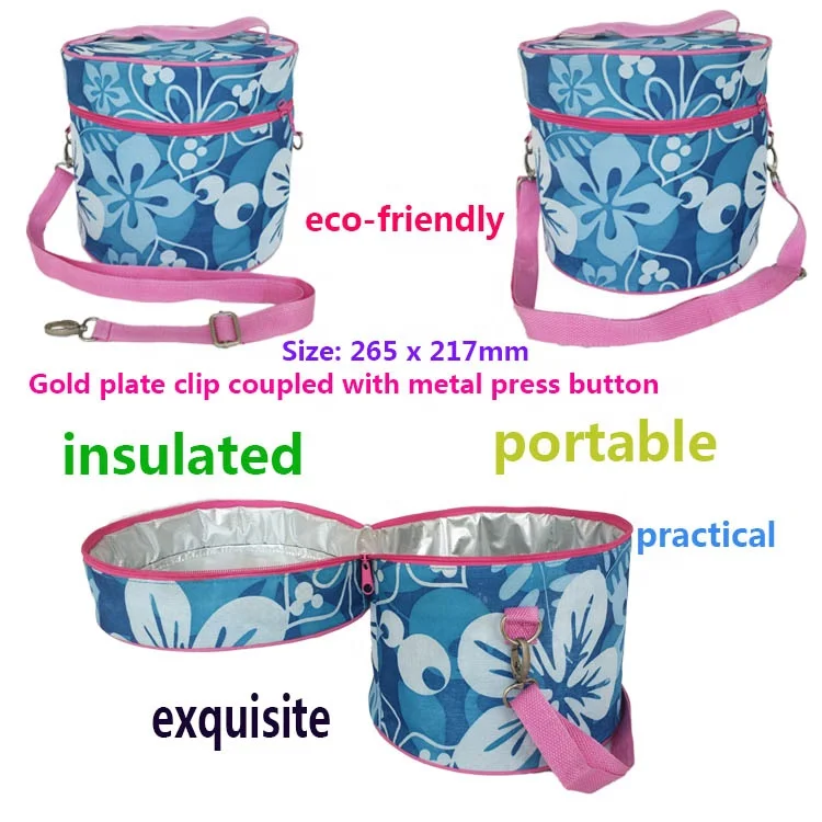 promotion  Customized logo high quality  600D reusable  polyester insulated  lunch cooler bag for picnic