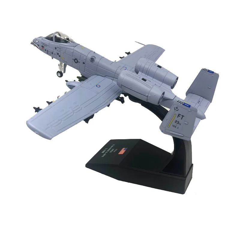 1/100 Scale Fairchild Republic A-10 Thunderbolt Plane Fighter Diecast Airplane Alloy Model