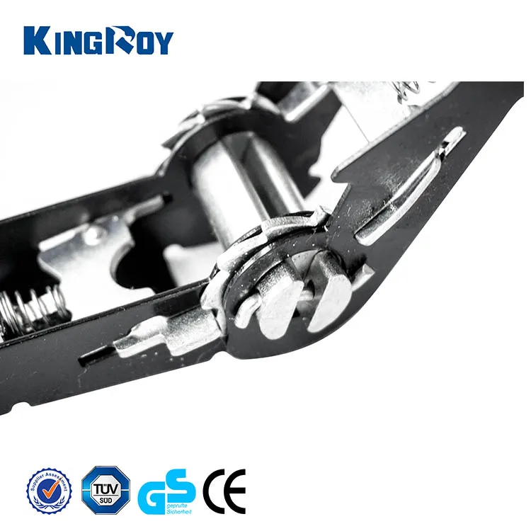 Kingroy E-coating black 1inch/25mm light duty ratchet belt buckle