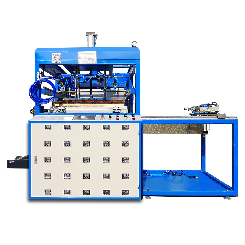 Thermoforming machine process scourer ball pvc plastic cover making machine