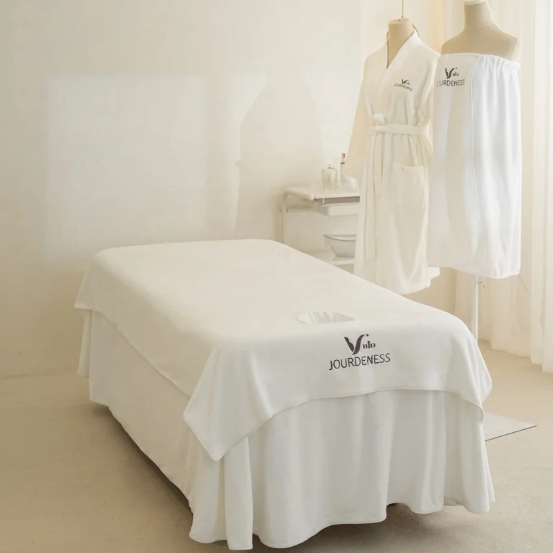 Higher quality Super Absorbent Beauty Salon Massage Bed towel set Quick Dry Microfiber 7pcs Spa Esthetician Facial Towel