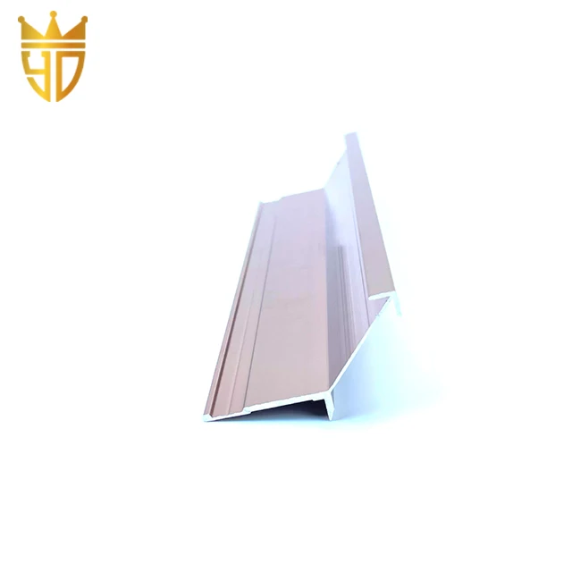 Source Factory Can Customize the Corner Aluminum Profile Metal Decorative Strip Drawing Process Trimming Line Wholesale