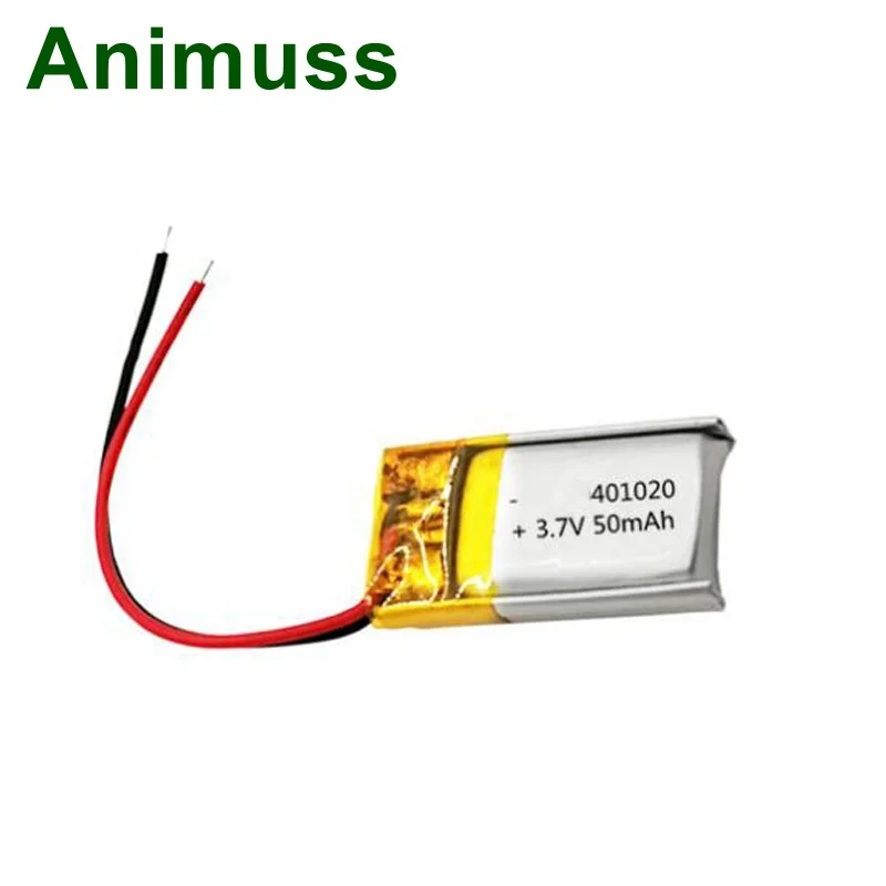 Polymer Lithium Battery Rechargeable Battery 3.7V 401020 50mah Li ion Battery