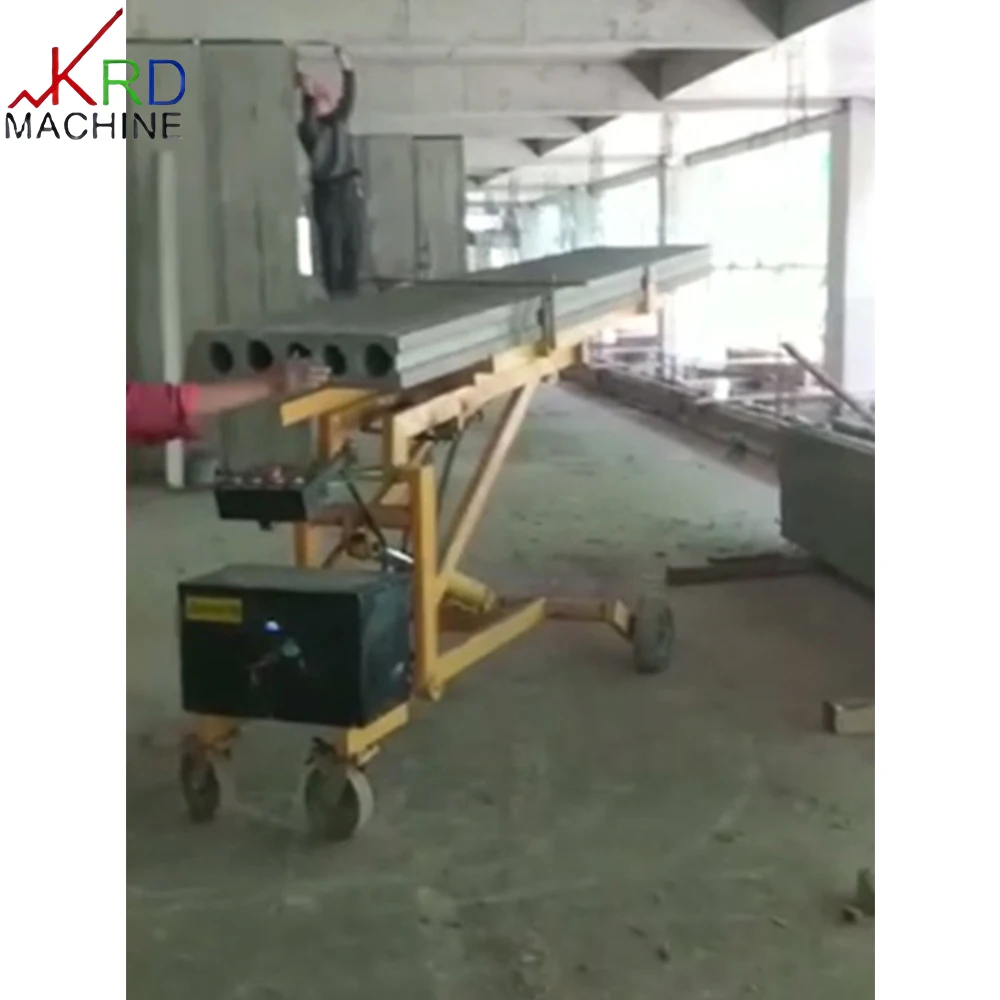 Factory sale Electric hydraulic Rotation 360 degrees Fully automatic Hollow Floor Soundproof Vertical Wall Installation Machine