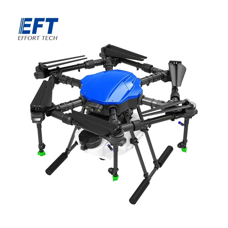 EFT E610P 10kg 6-axis folding agricultural spray agricultural drone 10L water tank Hobbywing X6 motor and 5L 8L water pump kit