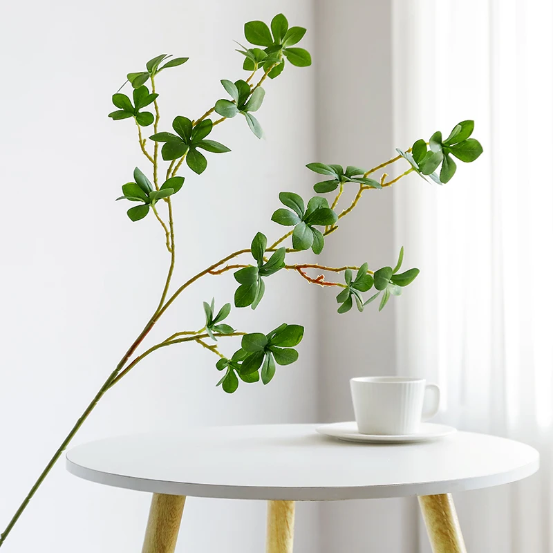 Оптовая продажа искусственная круглая ветка ZhiXia Enkianthus perulatus японские листья зеленые украшения для дома