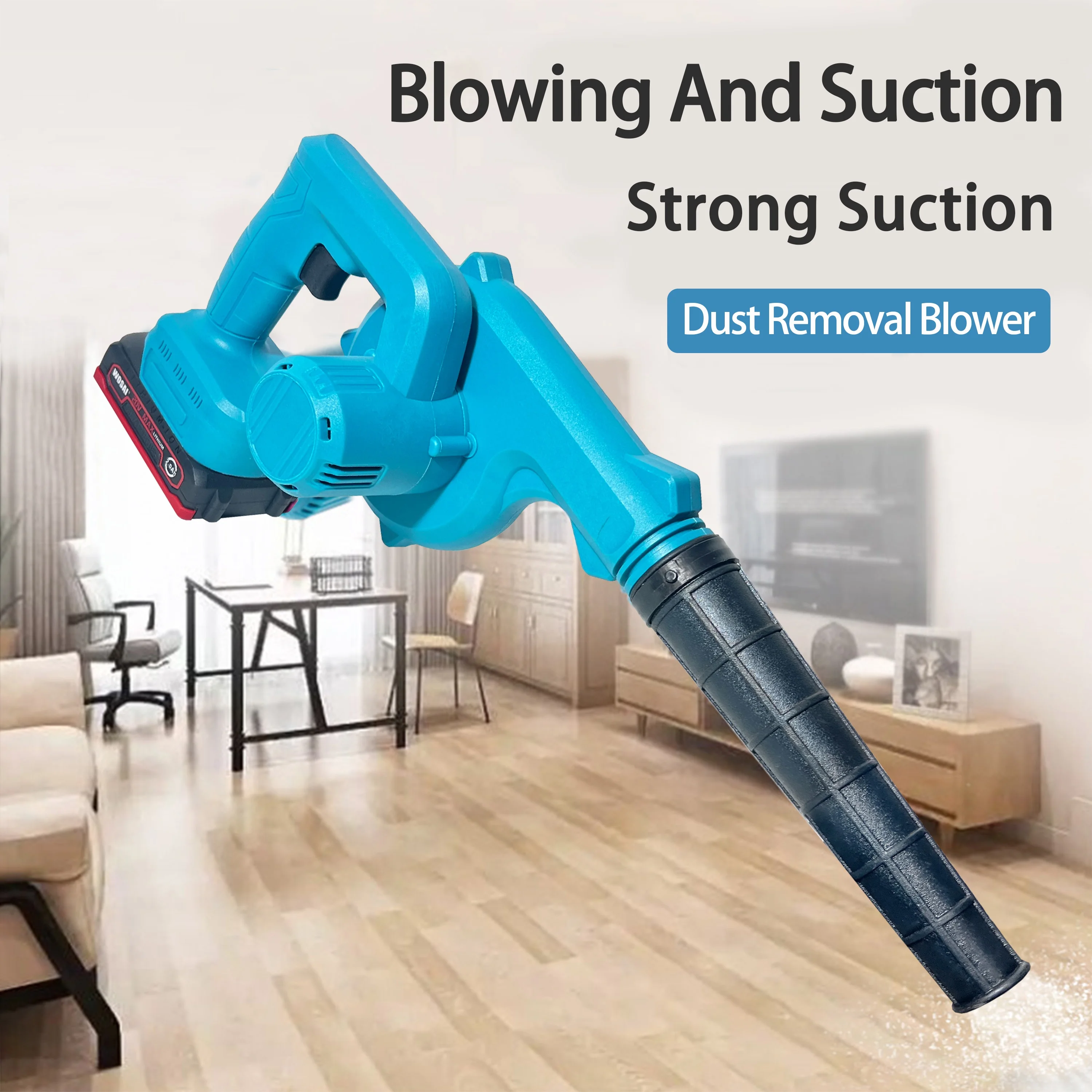 Professional Blow Suction Dual Purpose Wind Turbine Leaf Blowers Vacuum Cleaner 20V Cordless Blower