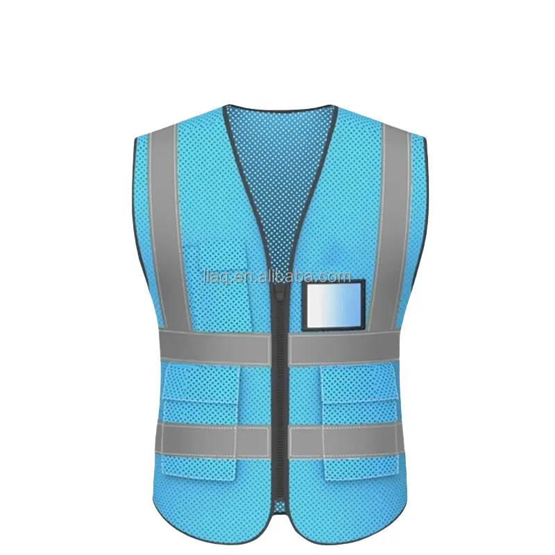 Xinliangli wholesale china shop veste femme couleur orangereflective vests reflective black safety vest
