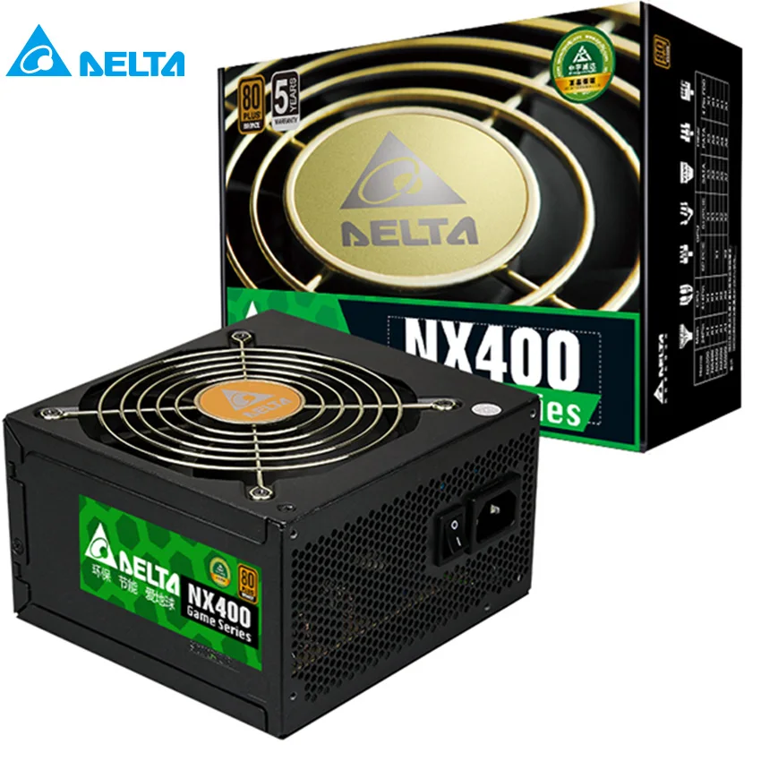
[DELTA]PSU 400W NX400 power supply 80PLUS bronze / full voltage / 12CM temperature control mute fan 