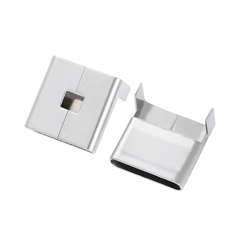 AISI 304 T L type stainless steel buckle for banding strap