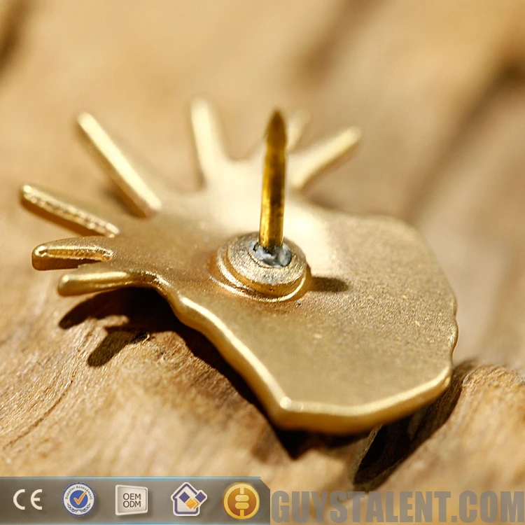 Custom Garment Hat Bag Luggage Brand Logo Gold Cooper Steel Metal Logo Pins Label Name Tag Plate Clothing Metal Logo Metal Tag