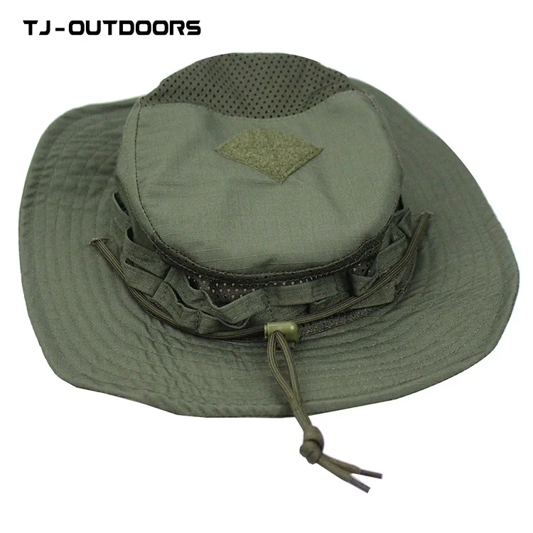 TJ-OUTDOORS Hunting gear Camouflage Jungle sports hat Concealed Hunter hat Fishing Bonnie hat