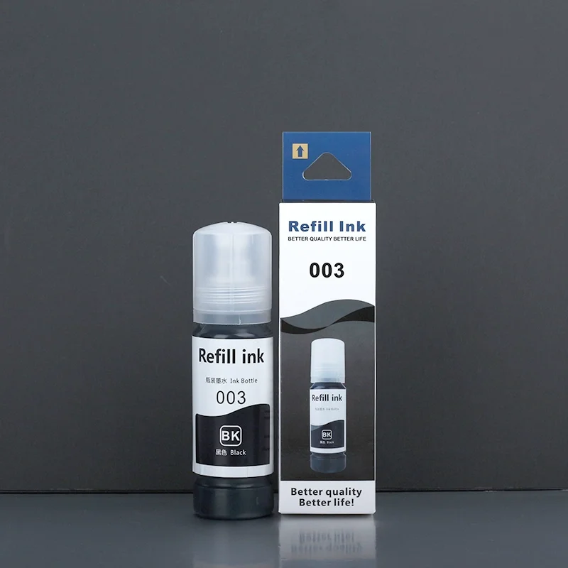 INK-TANK 003 Premium Color Compatible Bottle Water Based Refill Dye Ink Tintas for Epson L3110 L1110 L3116 L3150 L3156 Printer
