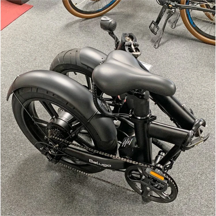 N4 Popular Model Fold Electric Bike 250W 350W Full Suspension Ebike 20 Inch Fat Tire Folding Electric Bike