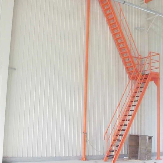 Modern Style Metal Stairs without Rail Durable Spiral Ladder with Platform for Hotels Direct from Factory