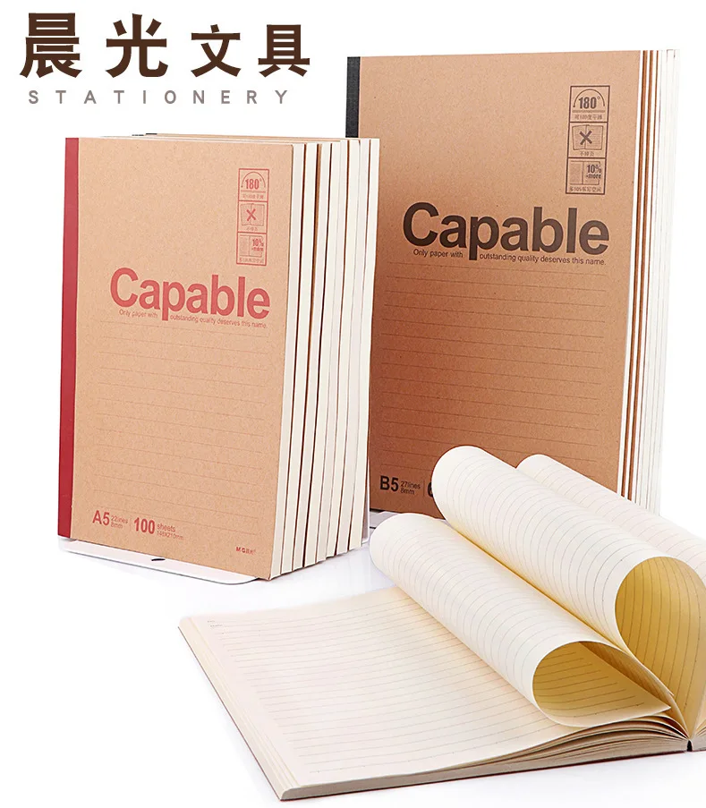 Capable Wireless Notebook A 4 A 5 B 5 30 40 50 60 80 100 Sheets Office Notebook Supplies