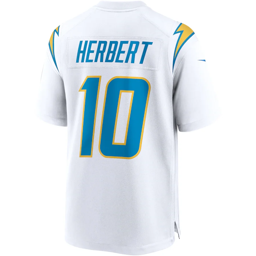 Stitched American Football Jersey Los Angeles 10 Justin Herbert 33 James Jr 30 Austin Ekeler 13 Keenan Allen 97 Bosa