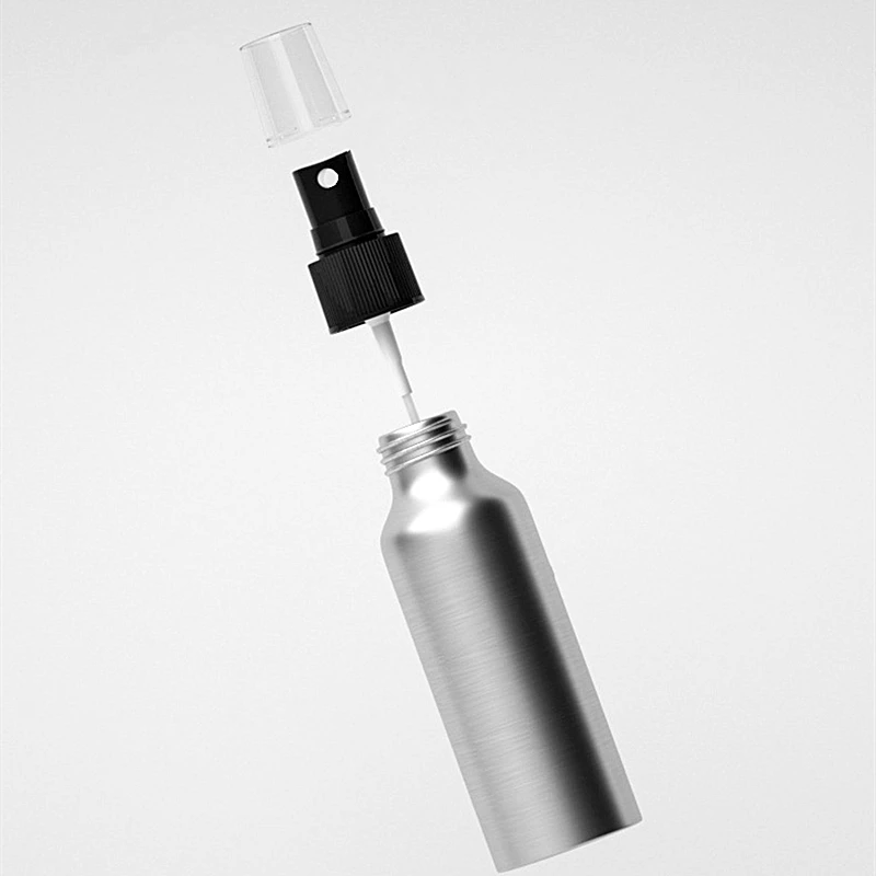 2020 mist refillable mini perfume aluminum matte black sanitizer aluminum spray bottle 20oz 15ml pepper spray bottle 5ml 10 ml