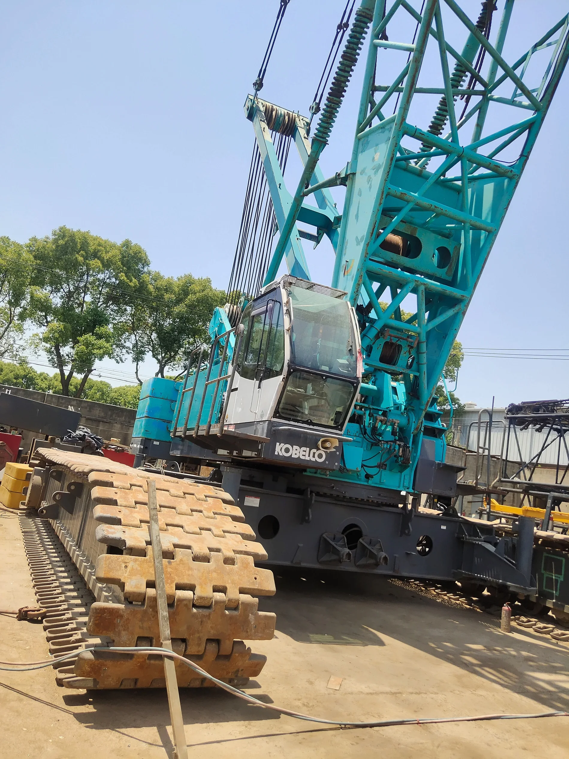 High quality large crawler crane, Japanese original second-hand kobelco 250 ton crawler crane