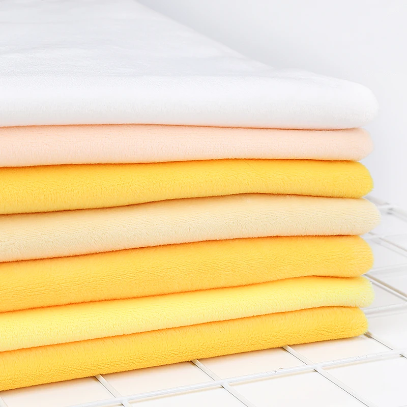 ETong Factory  High quality Knitted Super Soft Fabric for Toy Washable Crystal Velvet Fabric