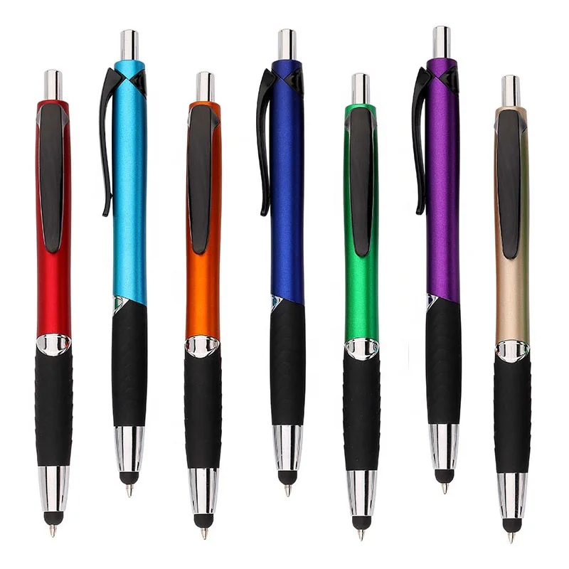 Personalized stylus ball pen promotional touch screen pen custom logo advertising ballpoint pen for mobile phone