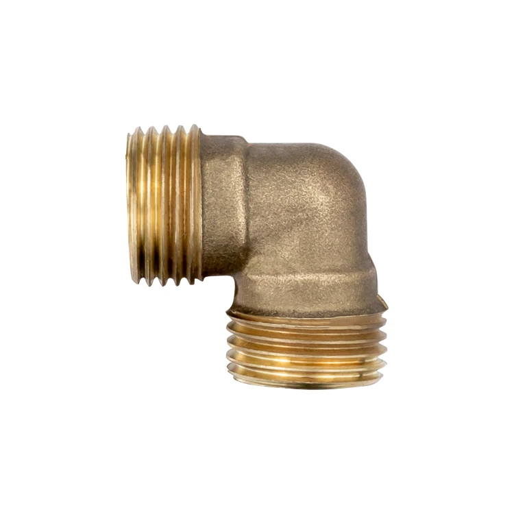Factory Customized Chrome Plated Brass 90 Degree Assembling  Red Copper Fittings