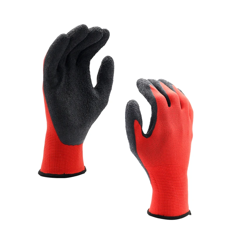 Industrial Safety Rubber Work Gloves Hand Protective Gloves For Construction