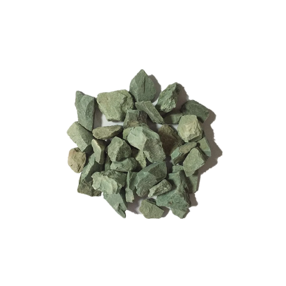 Натуральный Минимальный зернистый зеленый цеолитный камень