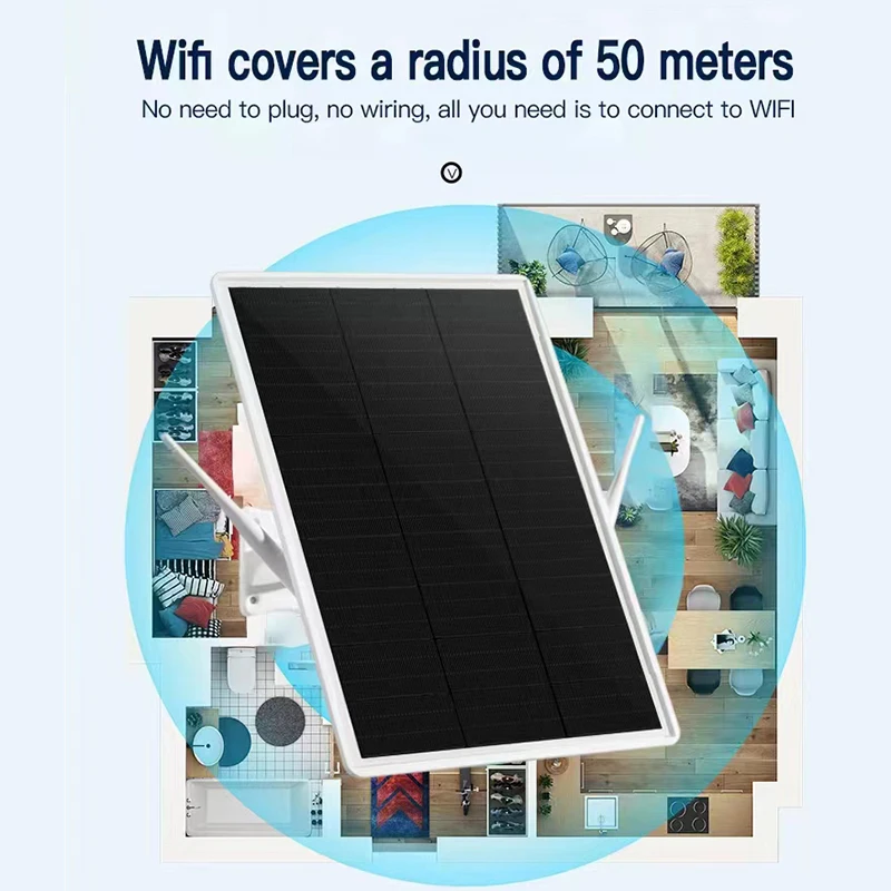 TUYXCIE Outdoor Waterproof Design 15W Solar Panel Built-in 25000mAh Battery Solar Outdoor 4G Router with sim Card Slot