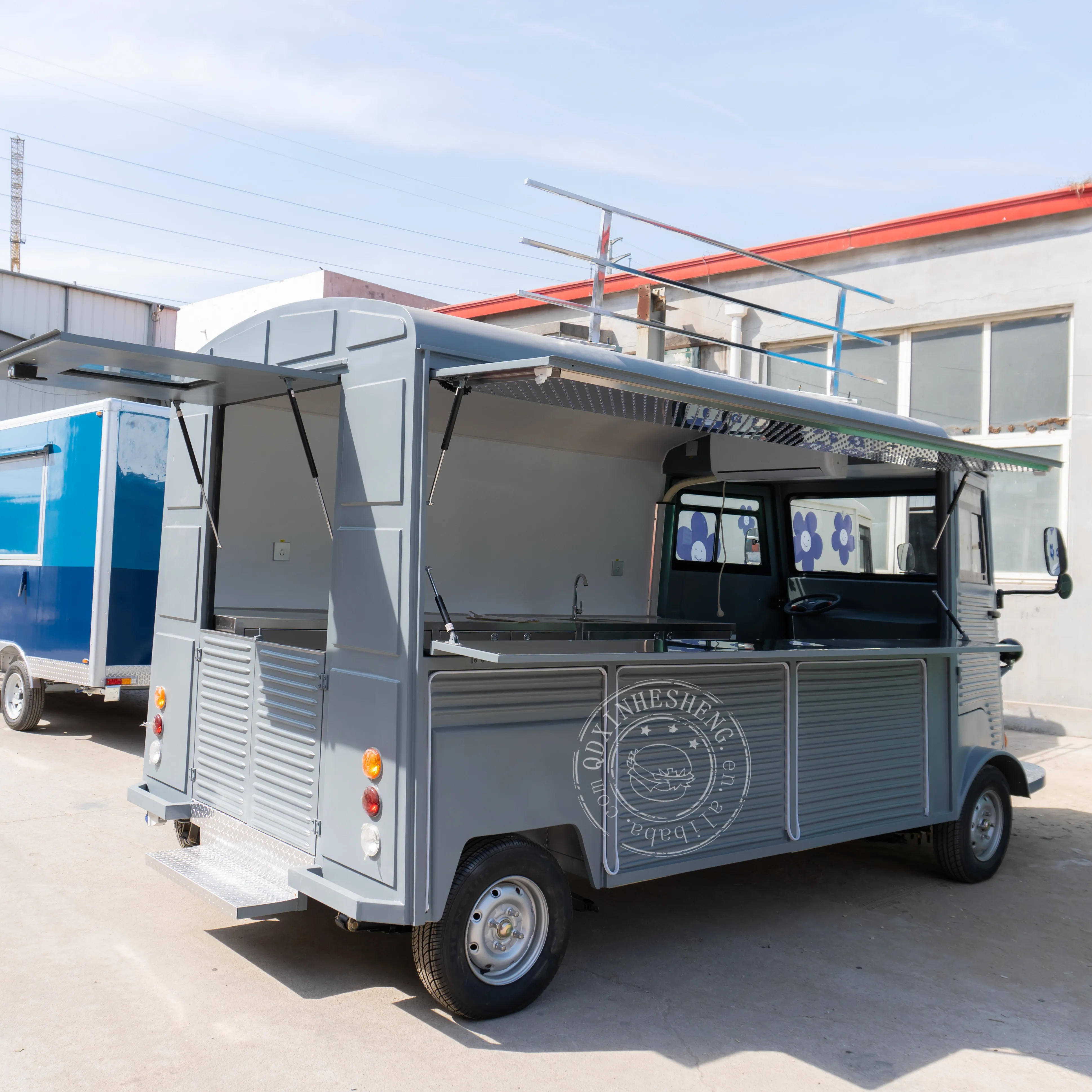 pink lovely food kiosk carts camping trailer used food trucks bakery truck electric ice cream food truck for sale