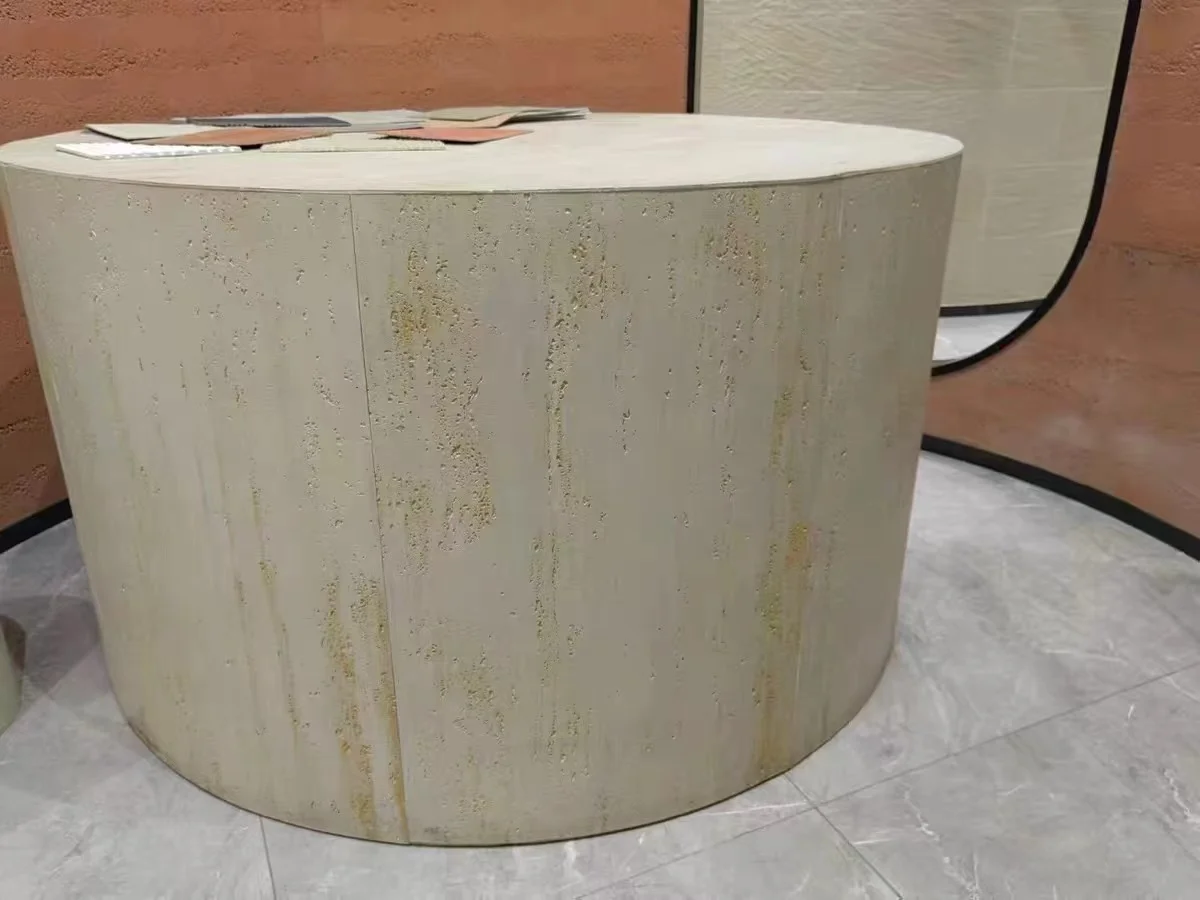 Flexible Stone Hotel Building Materials Interior And Exterior Walls Waterproof Easy To Install Wall Cladding Mcm Ceramic Tiles