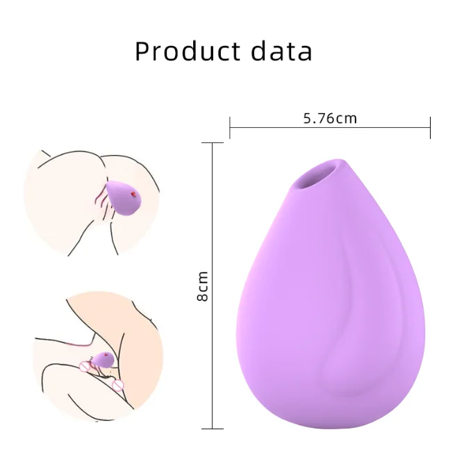 Suction Clitoris Stimulator Women nipple vibrator 10 frequency silent gourd shaped Sex Sucking Clit Vibrator For Female