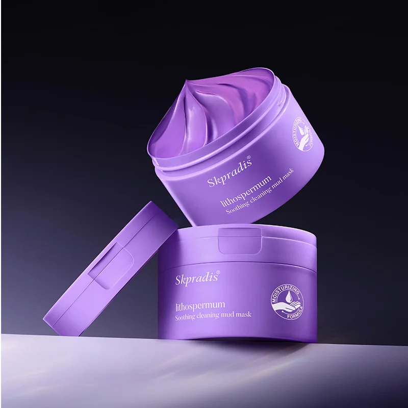 Private Label Alkanet Mud Mask Blackhead Remover Deep Pore Cleansing Products Clay Mask For Face