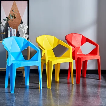 Italian Cheap price hot sale Stackable Plastic Chair Dining Armchair Outdoor Chair