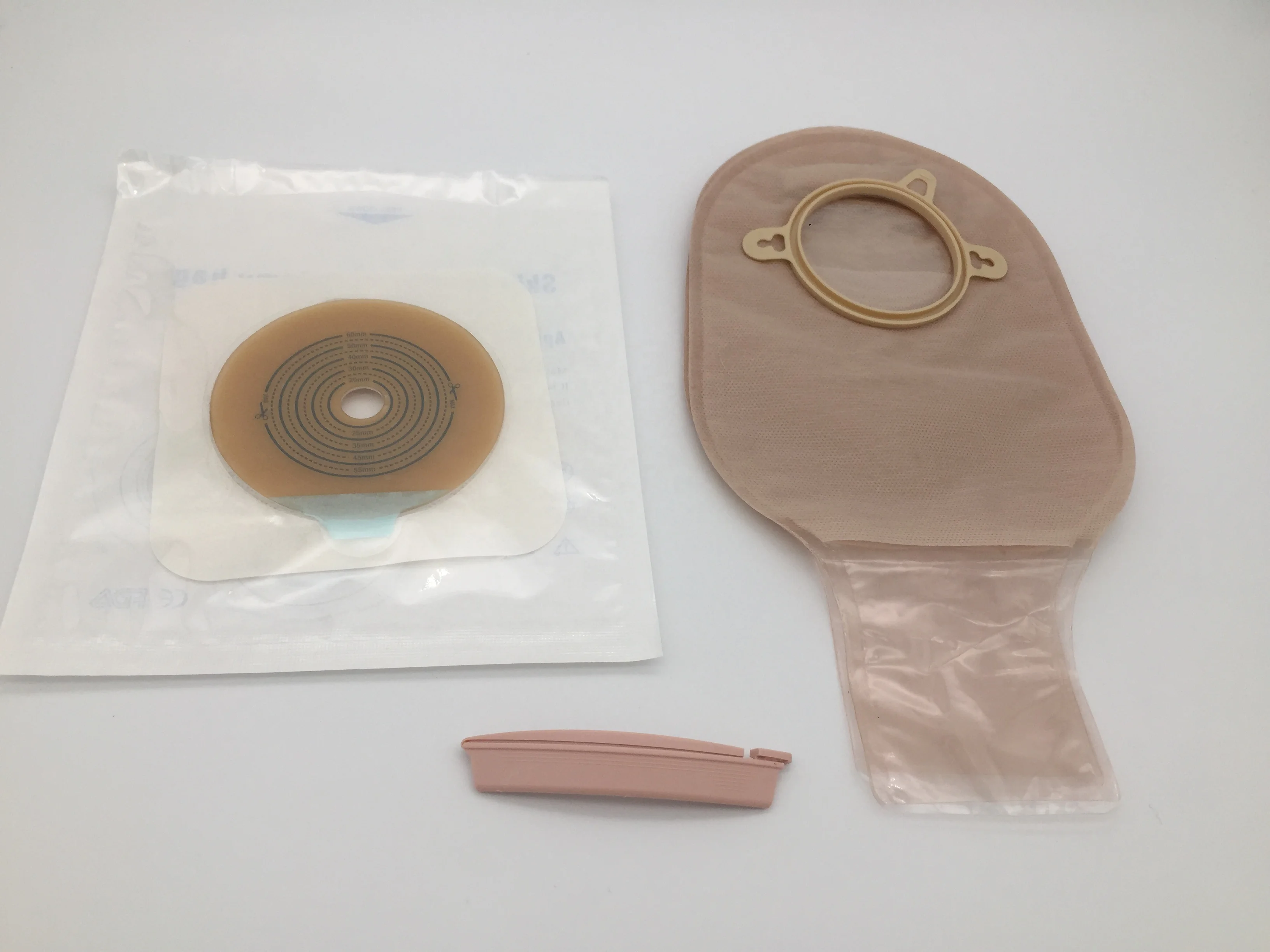 
Disposable colostomy bag ostomy bag with clip 