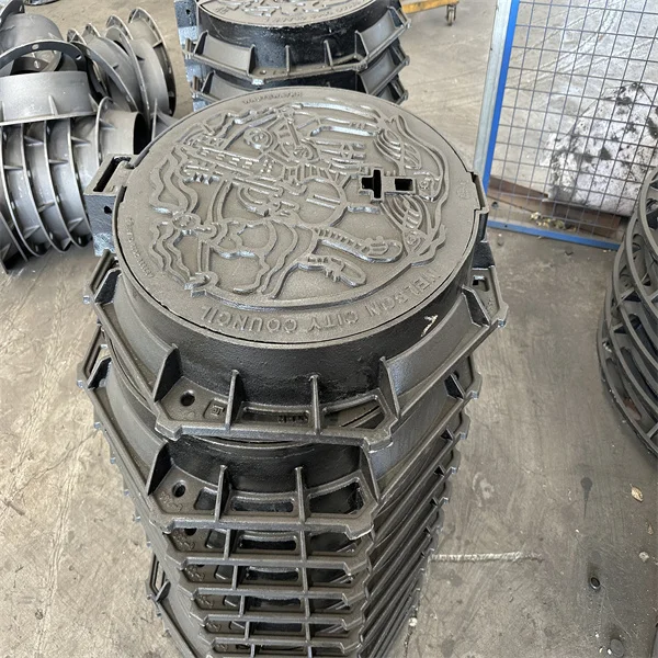 Customized En124 D400 Co600 Heavy Duty Gully Top Ductile Iron Manhole Covers and Gratings