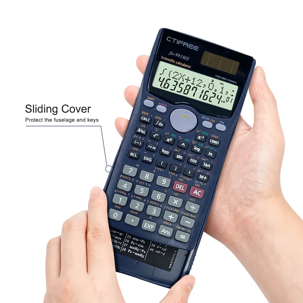 Calculators FX 991MS College Middle Student Mathematics 401 Function Calculadora Cientifica  Scientific Calculator