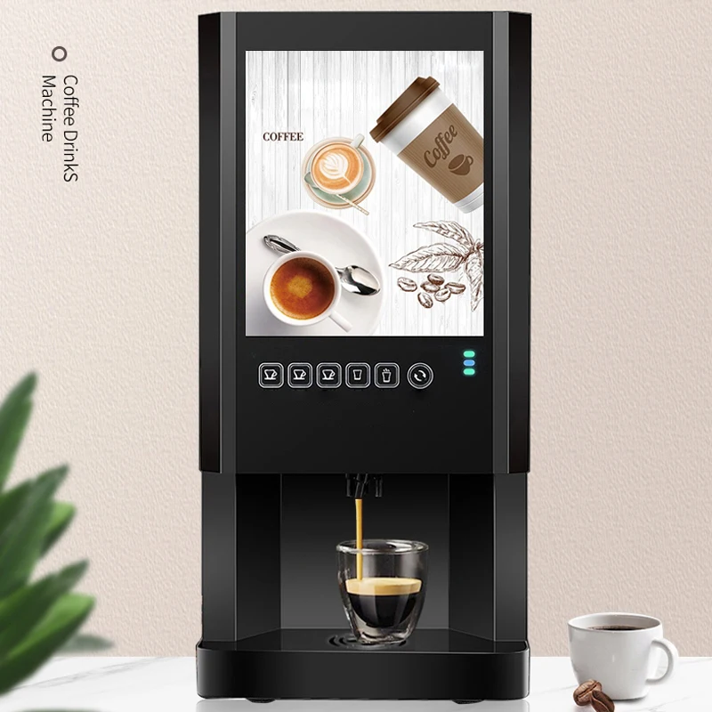 Small Vending Machine Tea Coffee  Automatic Commercial Coin Coffee Machine, Intelligent Small