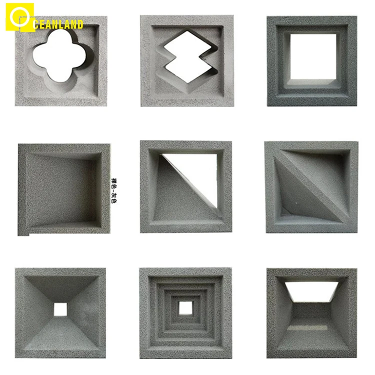 outdoor design building material wall foamed fireproof hollow clay brick